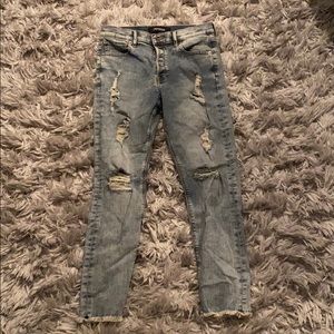 Express ripped jeans size 4